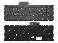 Клавиатура Acer Predator Triton 700 PT715-51 черная с подсветкой