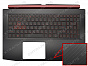Клавиатура Acer Nitro 5 AN515-42 черная топ-панель