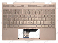 Топ-панель HP Spectre X360 13-ae розовая