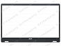 Рамка матрицы для ноутбука Acer Swift 1 SF114-33 черная с серебряными заглушками