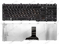 Клавиатура TOSHIBA Satellite L670 (RU) черная гл.