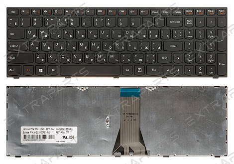 Клавиатура Lenovo IdeaPad 300-15ISK черная