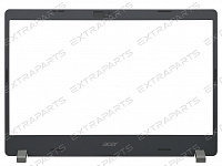Рамка матрицы для ноутбука Acer TravelMate TMP214-52 черная с серыми заглушками