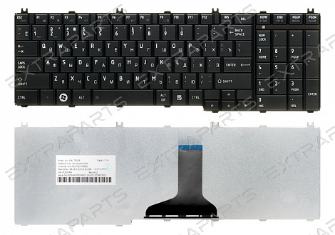 Клавиатура TOSHIBA Satellite L750 (RU) черная