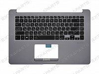 Клавиатура Asus VivoBook 15 X510UF серая топ-панель