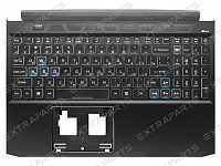 Топ-панель Acer Predator Helios 300 PH315-54 черная с RGB-подсветкой (узкий шлейф клавиатуры)
