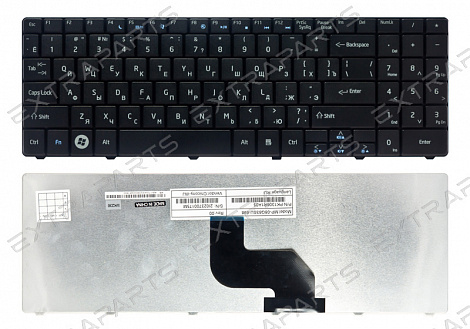 Клавиатура EMACHINES G725 (RU) черная V.1