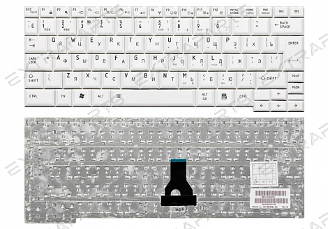 Клавиатура TOSHIBA Portege R500 (RU) белая