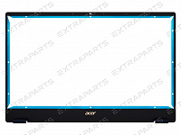 Рамка матрицы для ноутбука Acer Swift 5 SF514-54T черная с синими заглушками