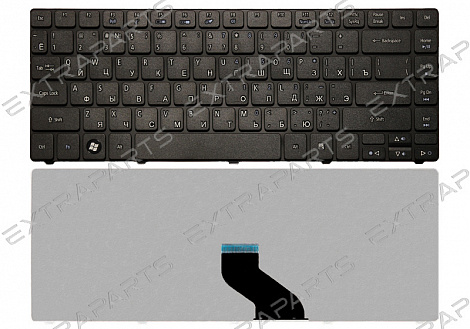 Клавиатура PACKARD BELL NM85 (RU) черная