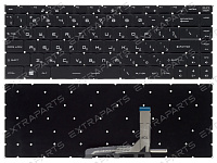 Клавиатура для MSI GS65 Stealth черная с полноцветной RGB-подсветкой