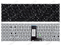 Клавиатура для Acer Aspire 7 A715-41G черная без подсветки