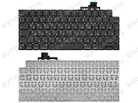 Клавиатура для Apple MacBook Air M2 15" Retina A2941 Mid 2023 черная (вертикальный Enter)