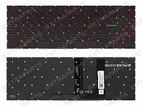 Клавиатура MSI Katana GF76 12UD черная c красной подсветкой