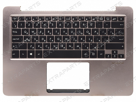 Топ-панель Asus ZenBook UX410UA розовая с подсветкой