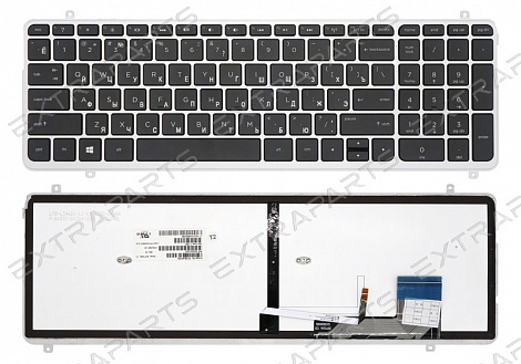 Клавиатура HP Envy M6-K (RU) серебро с подсветкой