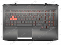 Клавиатура HP Omen 15-ce черная топ-панель