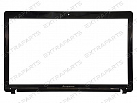 Рамка матрицы для ноутбука Lenovo G585 черная глянцевая