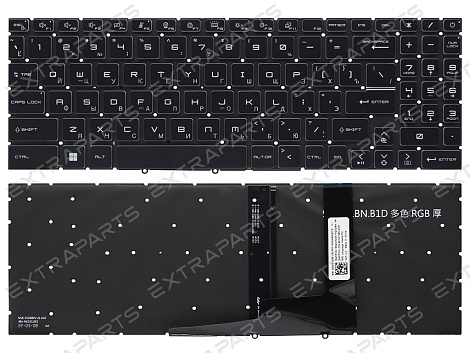Клавиатура MSI Sword 17 A11UD черная c RGB-подсветкой