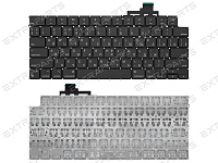 Клавиатура для Apple MacBook Air M2 15" Retina A2941 Mid 2023 черная (горизонтальный Enter)