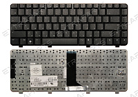 Клавиатура HP Compaq 6520S (RU) черная