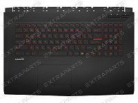 Клавиатура MSI GP72 7RD черная топ-панель с красной подсветкой