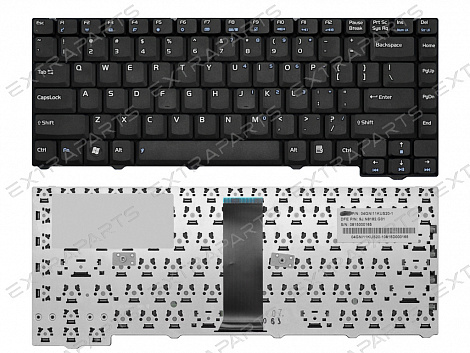 Клавиатура ASUS F3 (US) черная 28pin
