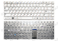 Клавиатура SAMSUNG R420 (RU) белая