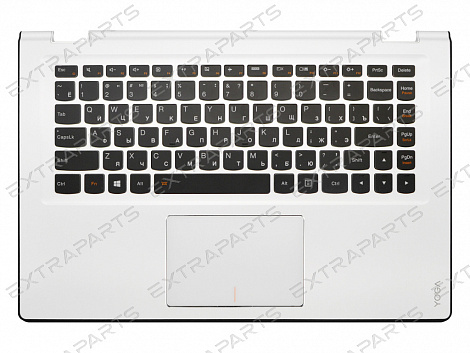 Клавиатура LENOVO Yoga 700-14ISK (RU) белая топ-панель с подсветкой
