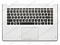 Клавиатура LENOVO Yoga 700-14ISK (RU) белая топ-панель с подсветкой