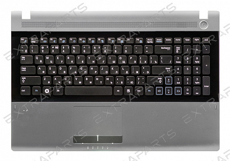 Клавиатура SAMSUNG RV515 (RU) топ-панель серебро