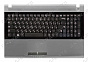 Клавиатура SAMSUNG RV515 (RU) топ-панель серебро