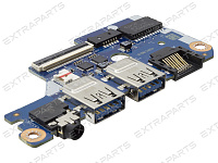 Плата расширения с разъемами 2*USB+аудио+Ethernet для Acer Nitro 5 AN515-45 (RTX 3060 / 3070 / 3080)
