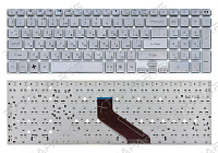 Клавиатура PACKARD BELL TX62 (RU) серебро
