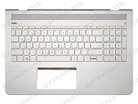 Клавиатура HP Pavilion 15-cc топ-панель серебро V.2