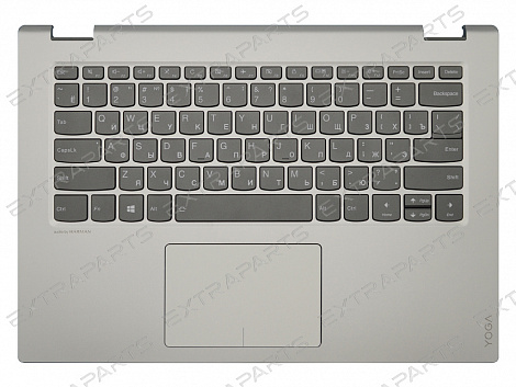 Клавиатура LENOVO Yoga 520-14IKB топ-панель серебро