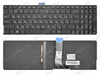 Клавиатура ASUS K501UX (RU) черная с подсветкой