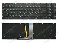 Клавиатура MSI GF75 Thin 8RC черная c RGB-подсветкой