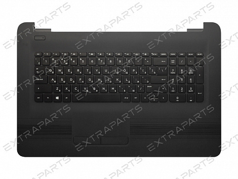 Клавиатура HP 17-x (RU) черная топ-панель