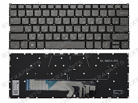 Клавиатура Lenovo Flex 6-14IKB серая с подсветкой