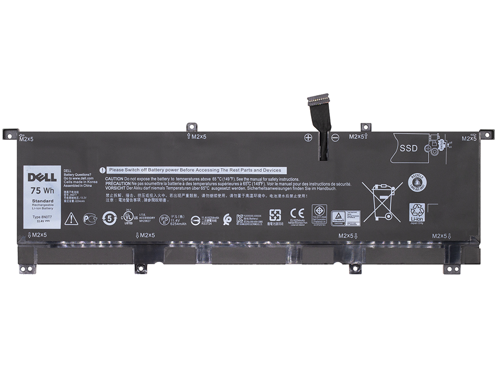 Аккумуляторная батарея для для Dell Precision 5530 2-in-1