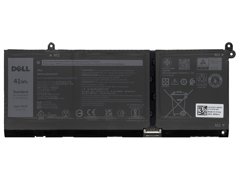Аккумуляторная батарея для для Dell Inspiron 15 3520 (11V 41Wh)