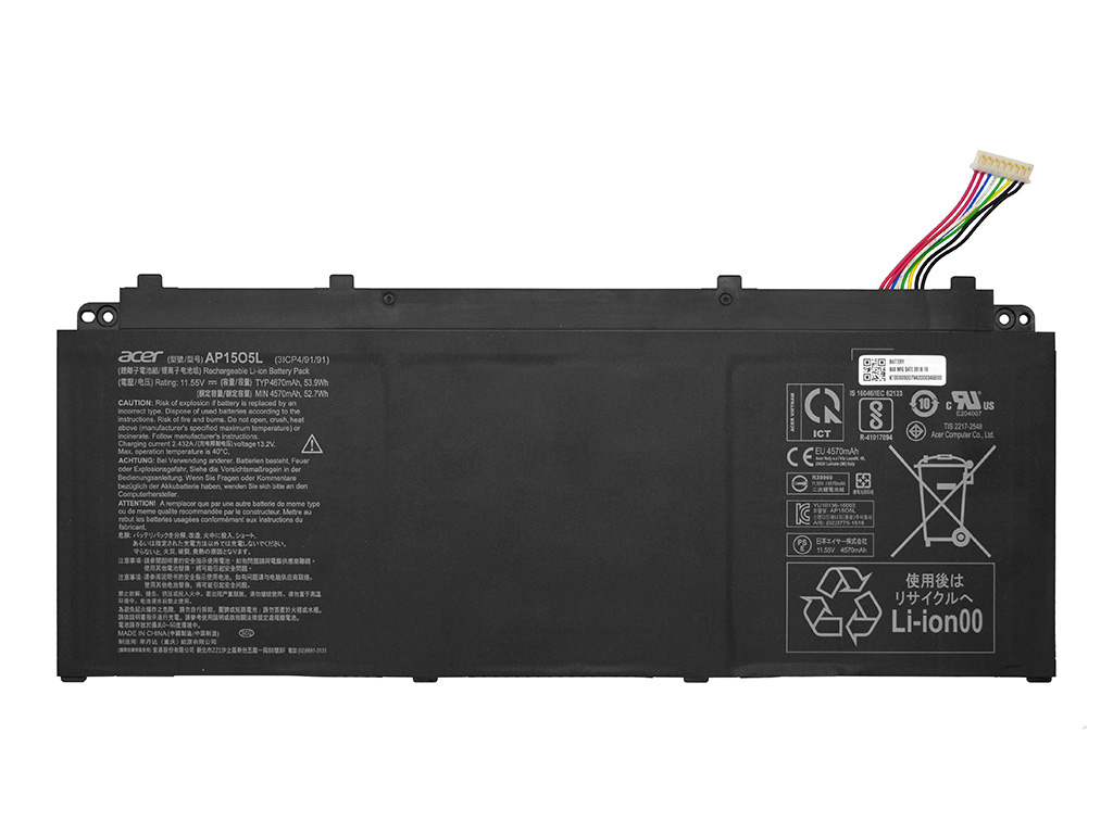 Аккумуляторная батарея для AP15O5L для Acer V.2