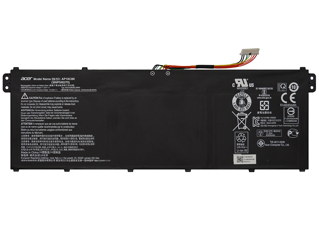Аккумуляторная батарея для для Acer TravelMate P2 TMP214-52 11.25V