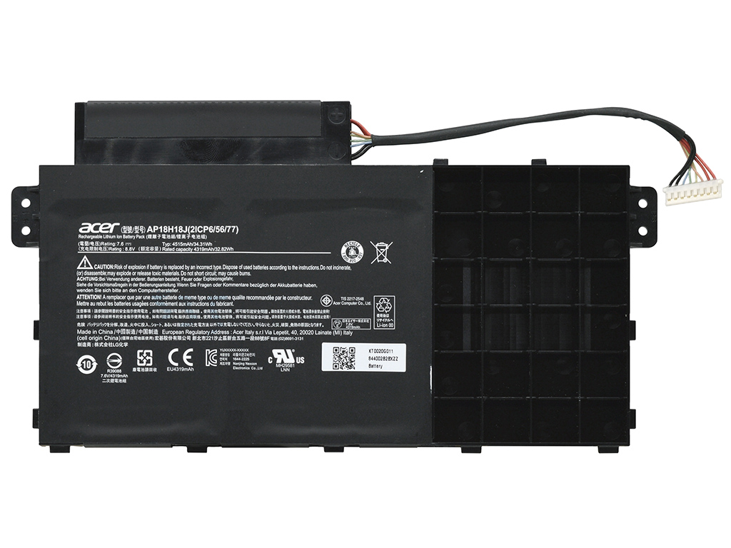 Аккумуляторная батарея для AP18H18J Acer
