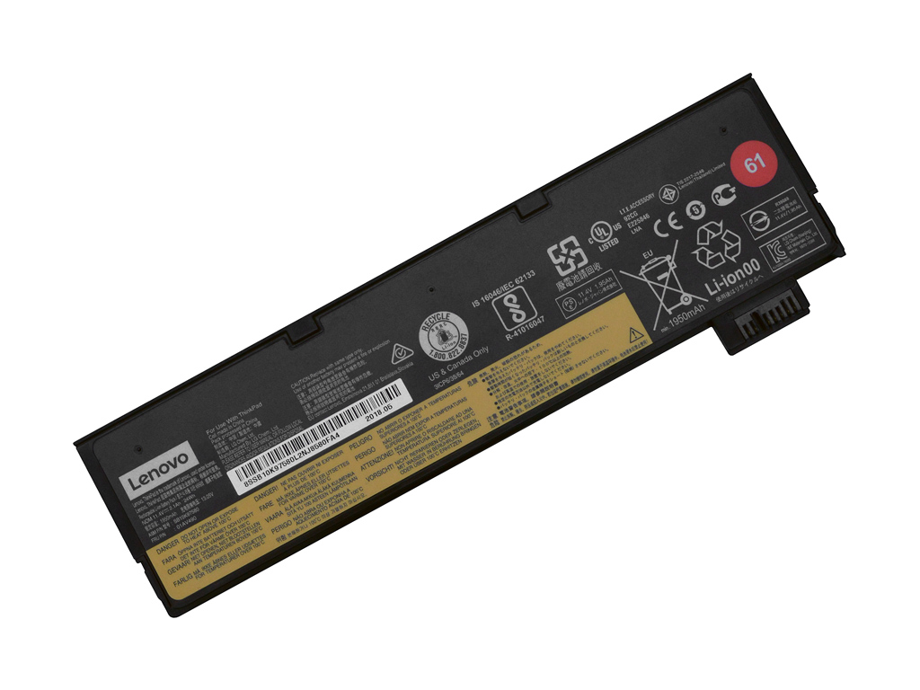 Аккумуляторная батарея для Lenovo ThinkPad T470 (1950 mAh съемный)