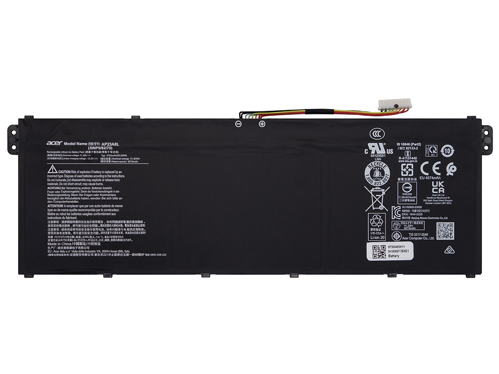 Аккумуляторная батарея для Acer Aspire A315-24P 11.28V 4700mAh