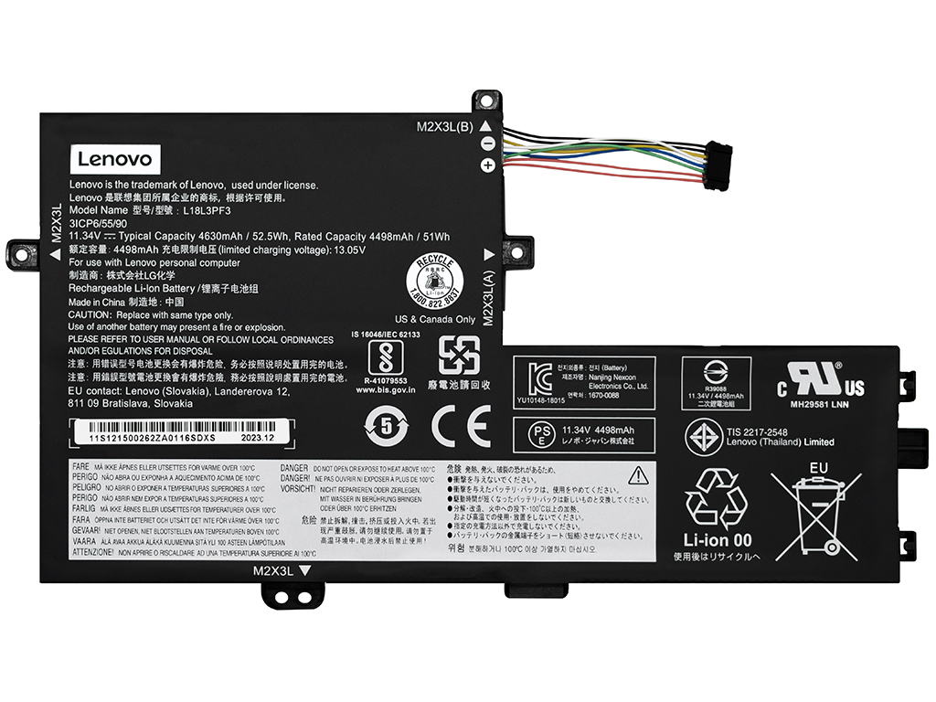 Аккумуляторная батарея для Lenovo IdeaPad S340-15API 52Wh
