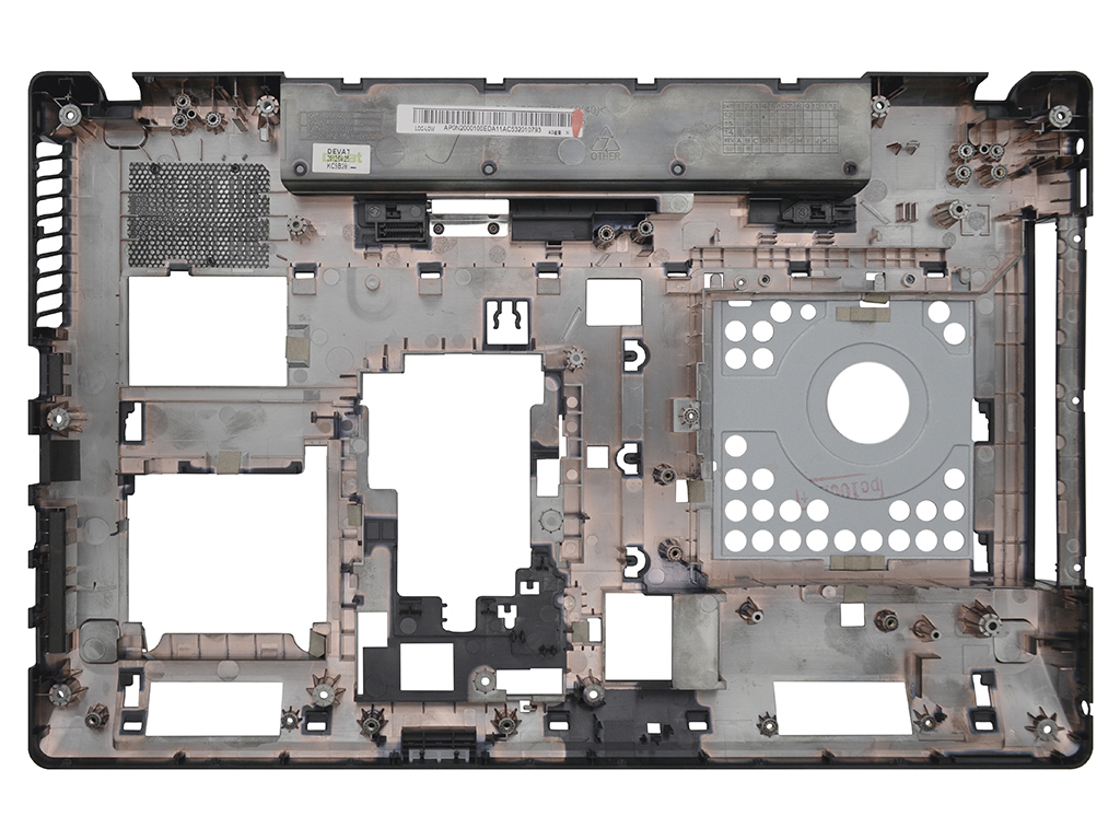 Корпус для ноутбука Lenovo G580 с HDMI нижняя часть V.2
