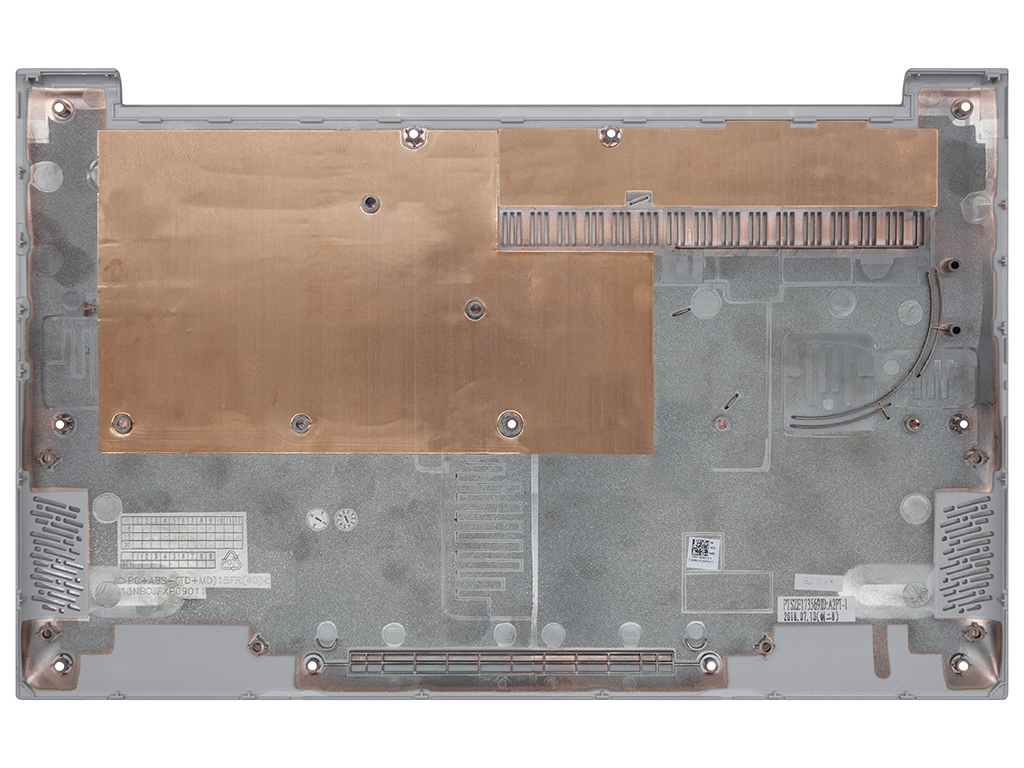 Корпус для ноутбука Asus VivoBook S13 S330UA нижняя часть серебряная